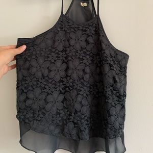 Hollister Strappy Lace Tank Top